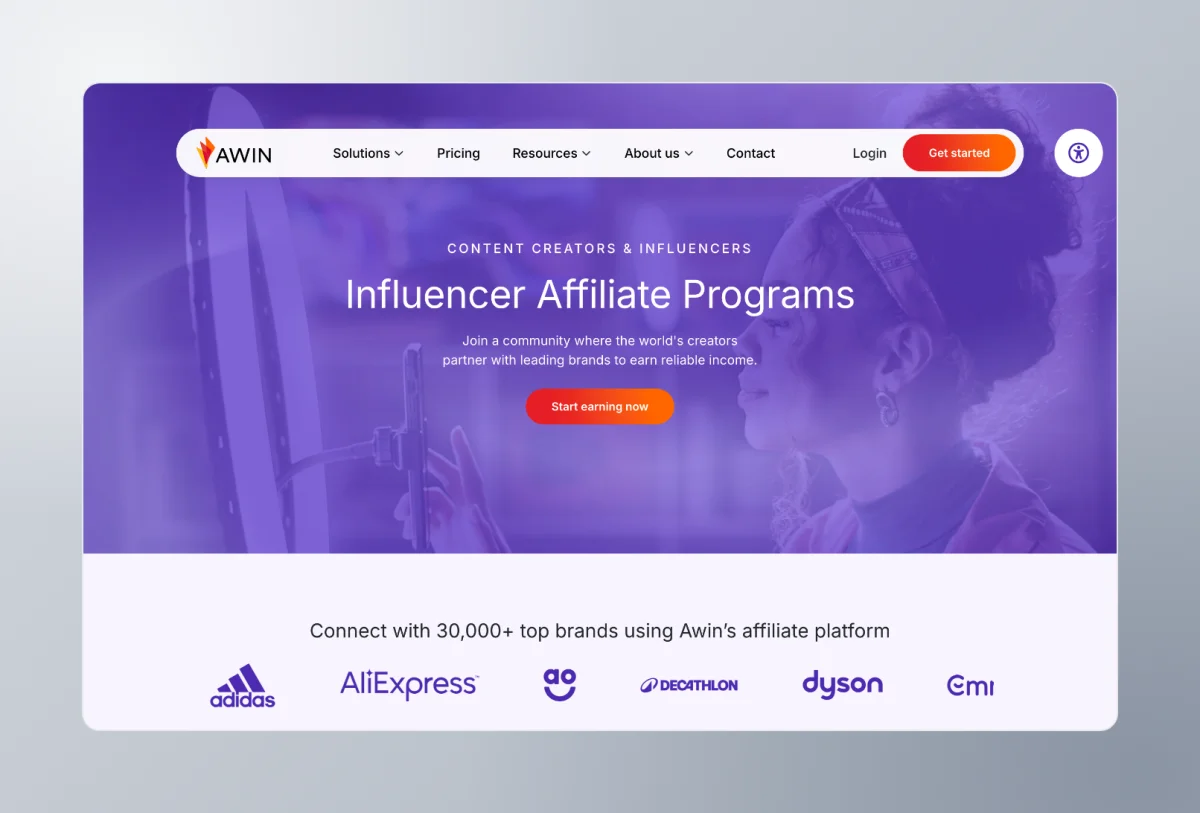 Awin page for partners, captured Oct 21, 2026 Awin page for partners, captured Oct 21, 2026